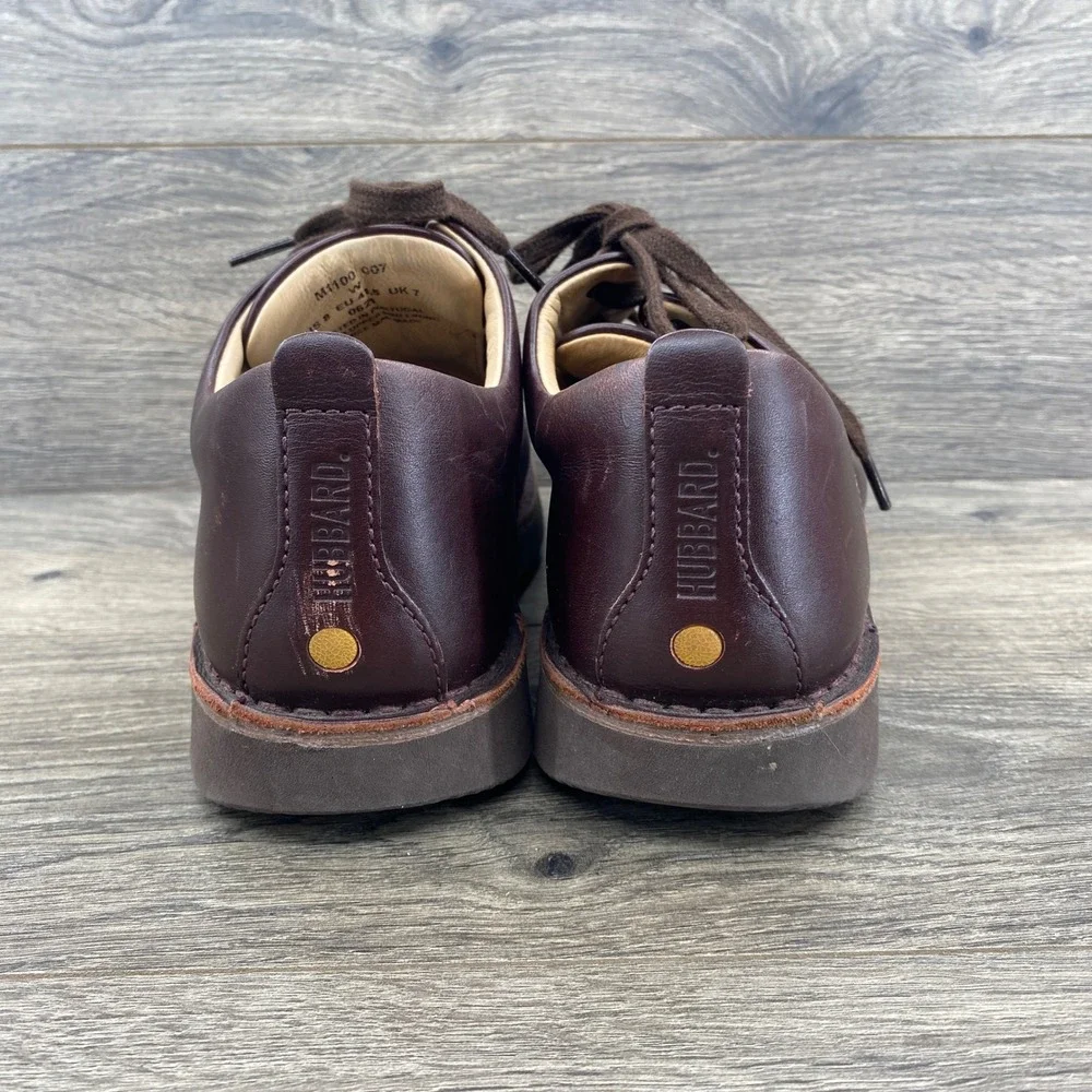 Samuel Hubbard Hubbard Free Mens 8 Brown Leather Vibram Oxford Shoes M1100-007